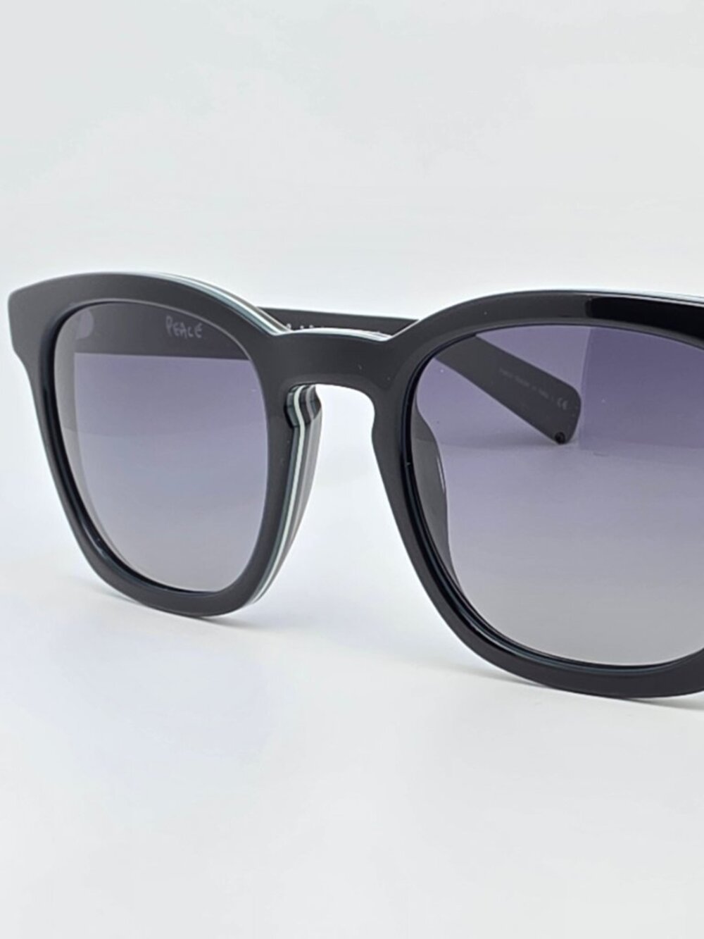Paul Smith PM8217-S Rockley Onyx Stripe Frame Polarized Grey Lens Sunglasses